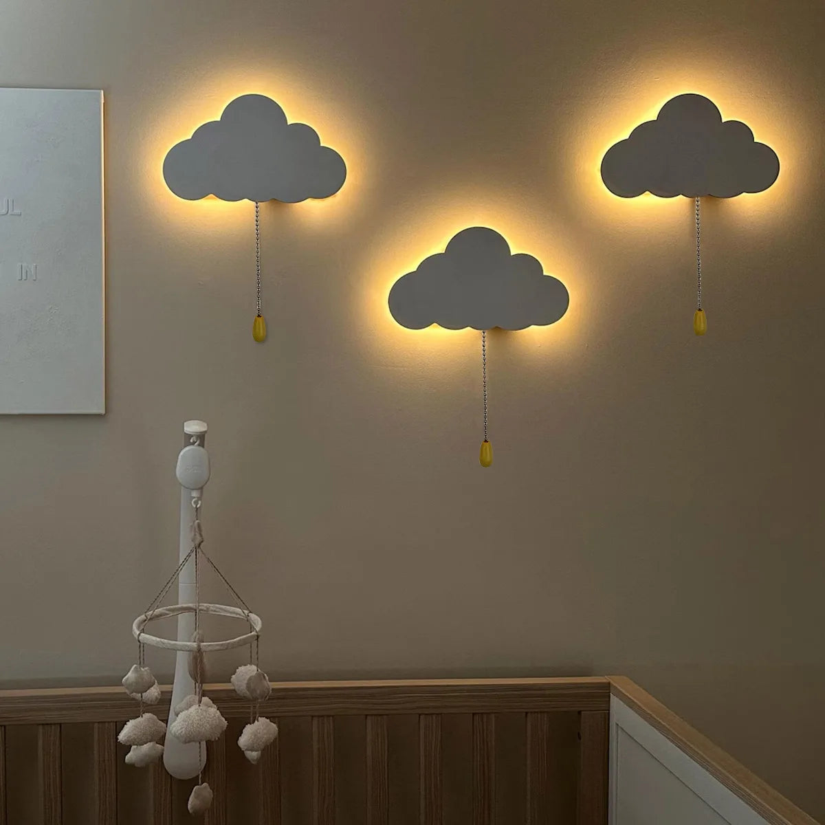 Cumulus – Lampe Nuage Murale Chambre Enfant | Cloud Wall Light
