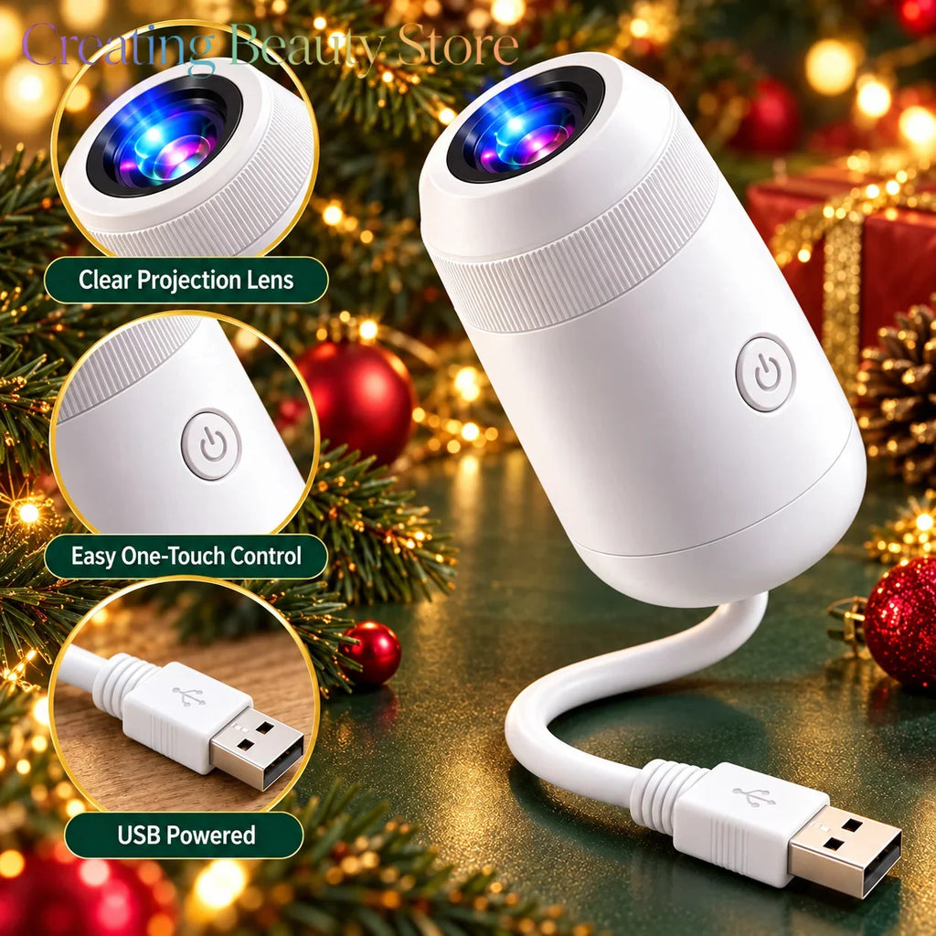 Projecteur de Noël pour voiture : apportez la magie des fêtes sur la route, projecteur de Noël portable pour voiture.