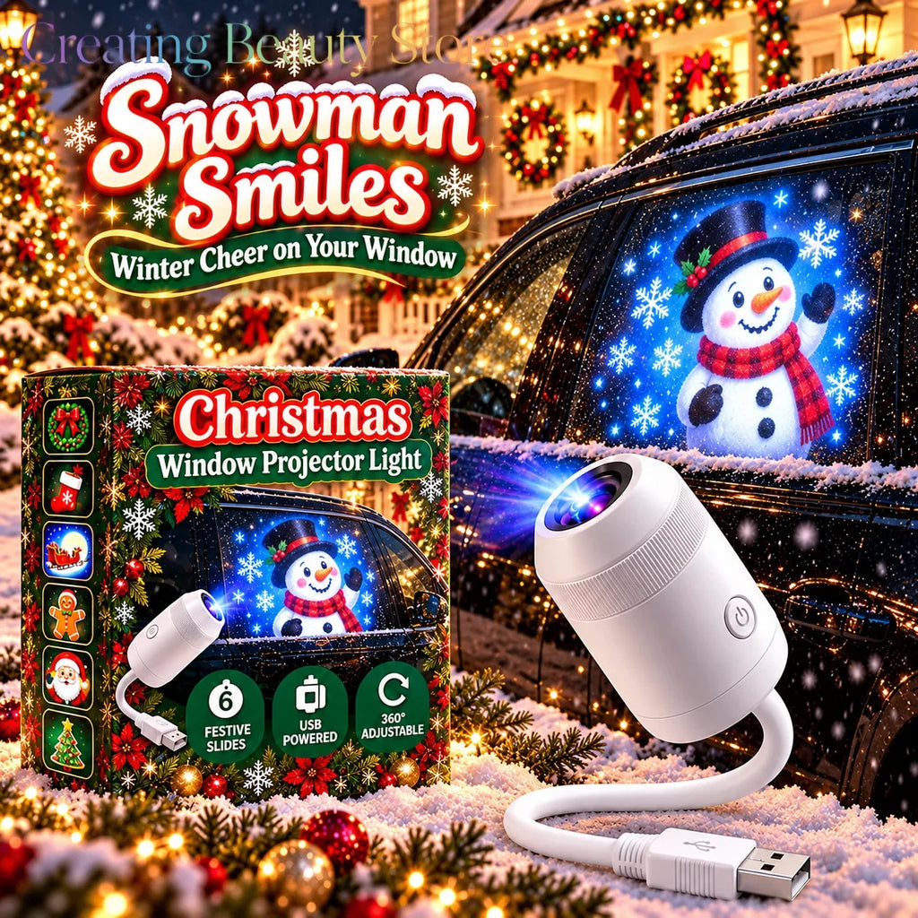 Projecteur de Noël pour voiture : apportez la magie des fêtes sur la route, projecteur de Noël portable pour voiture.