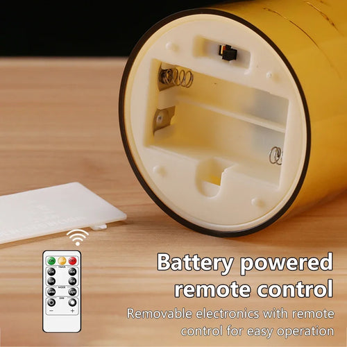 Bougie LED sans flamme avec télécommande et minuterie, ciaprès, ficelle d'étoile intégrée, à piles, pilier scintillant, décoration d'intérieur