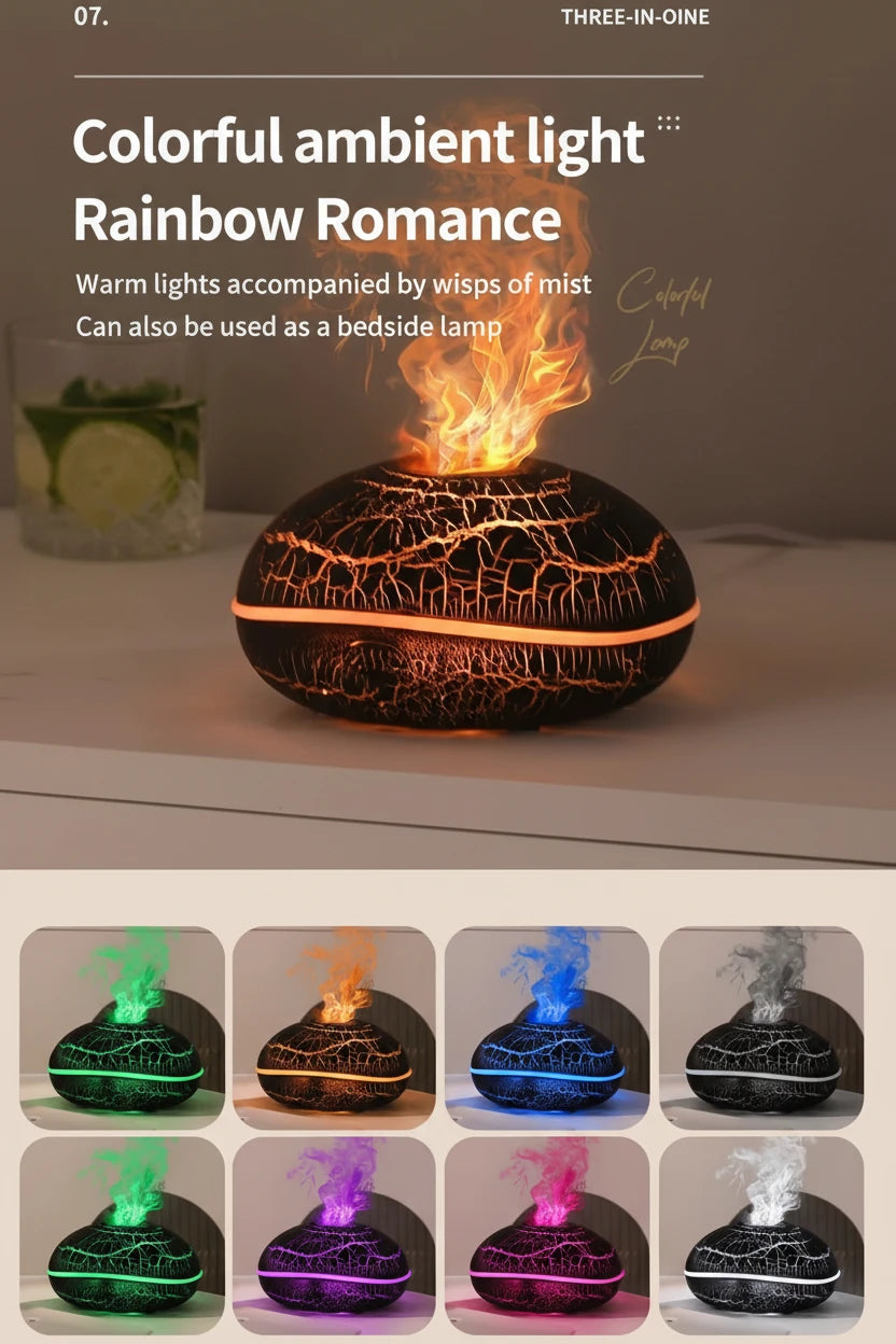 Solstice – Humidificateur Flamme Zen | Flame Aroma Humidifier