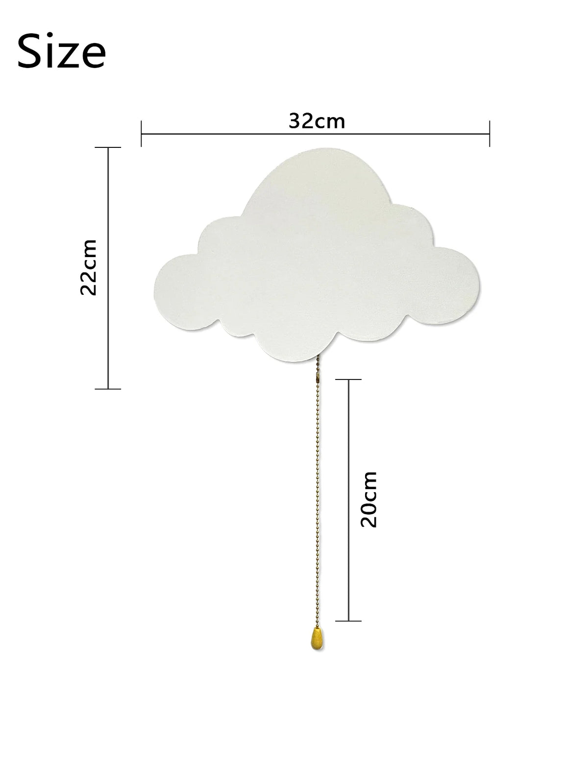 Cumulus – Lampe Nuage Murale Chambre Enfant | Cloud Wall Light