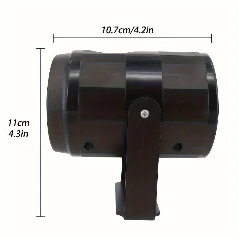 Lumière de Projection de flocon de neige LED, flocon de neige rotatif alimenté par USB pour noël, Halloween, simulation de neige d'hiver, fête de Passion, 1 pièce