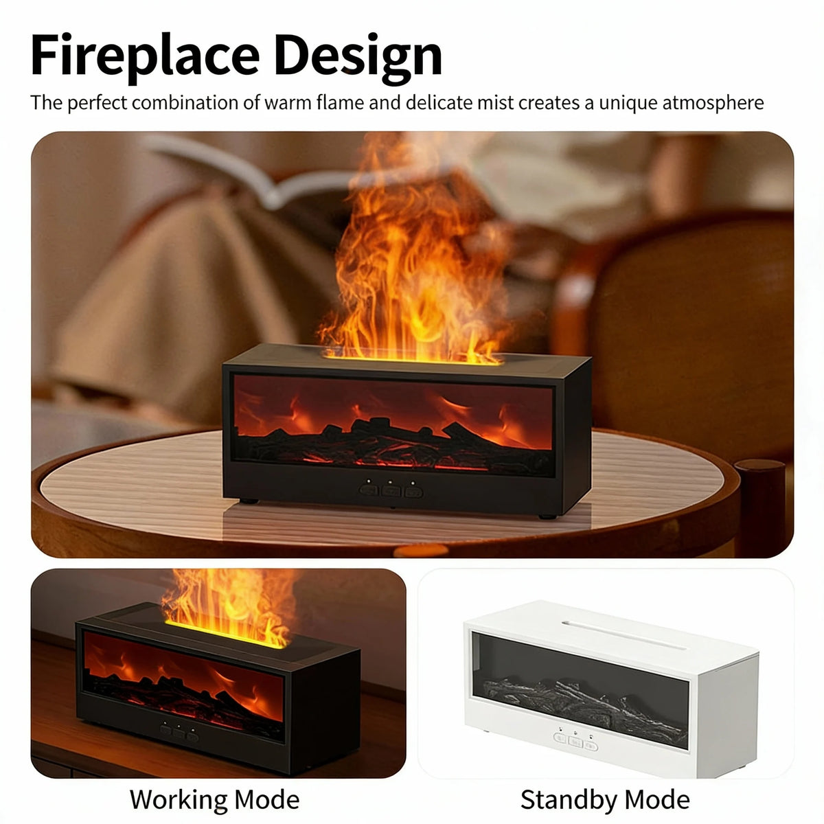 Ember – Diffuseur Flamme & Arômes | Flame Aroma Diffuser