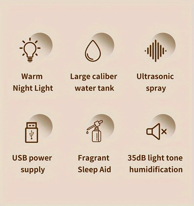 Solstice – Humidificateur Flamme Zen | Flame Aroma Humidifier