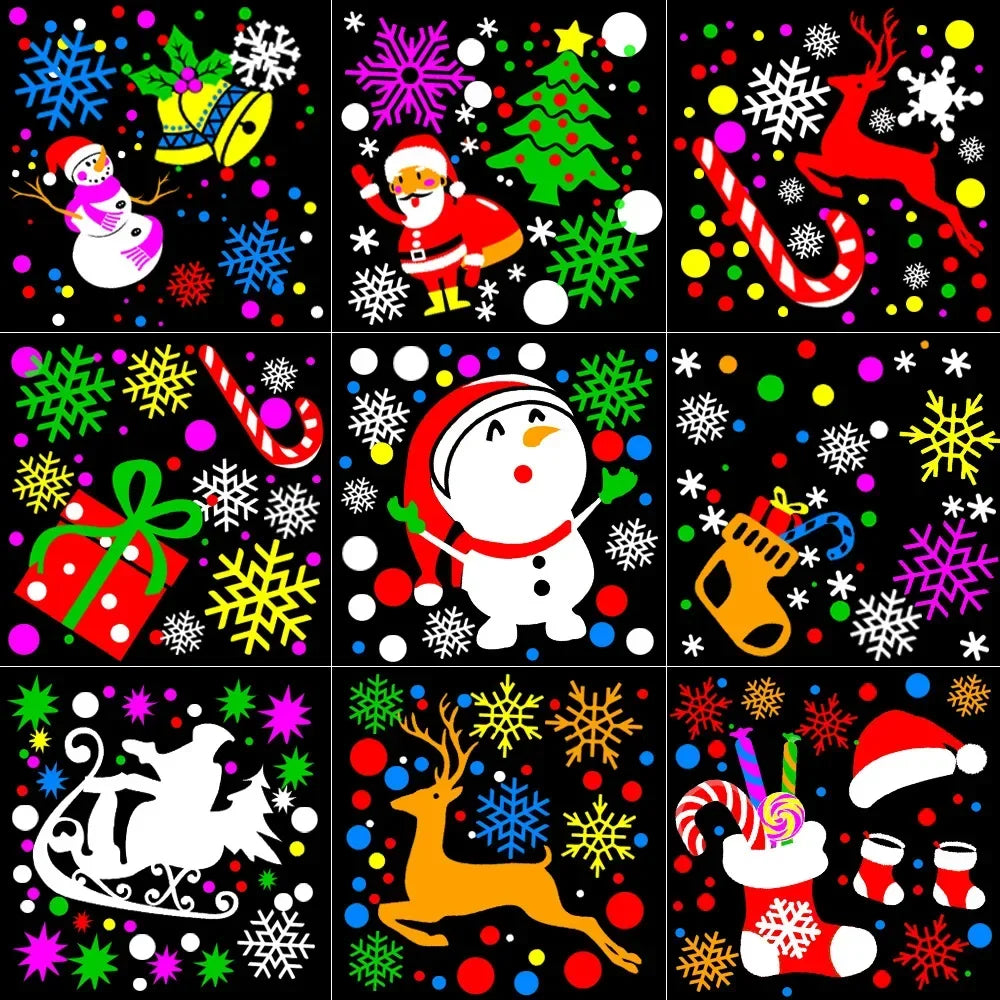 Projecteur de Noël flocon de neige, USB, 62, rotatif, motif de Noël, lumières de scène LED, extérieur, éclairage nocturne, décor, 1 pièce