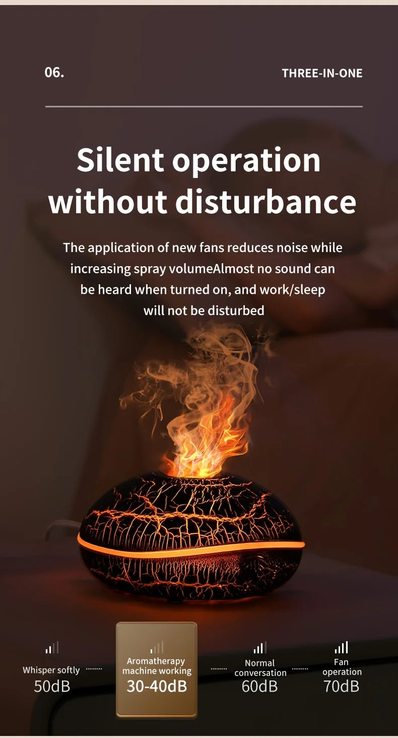 Solstice – Humidificateur Flamme Zen | Flame Aroma Humidifier